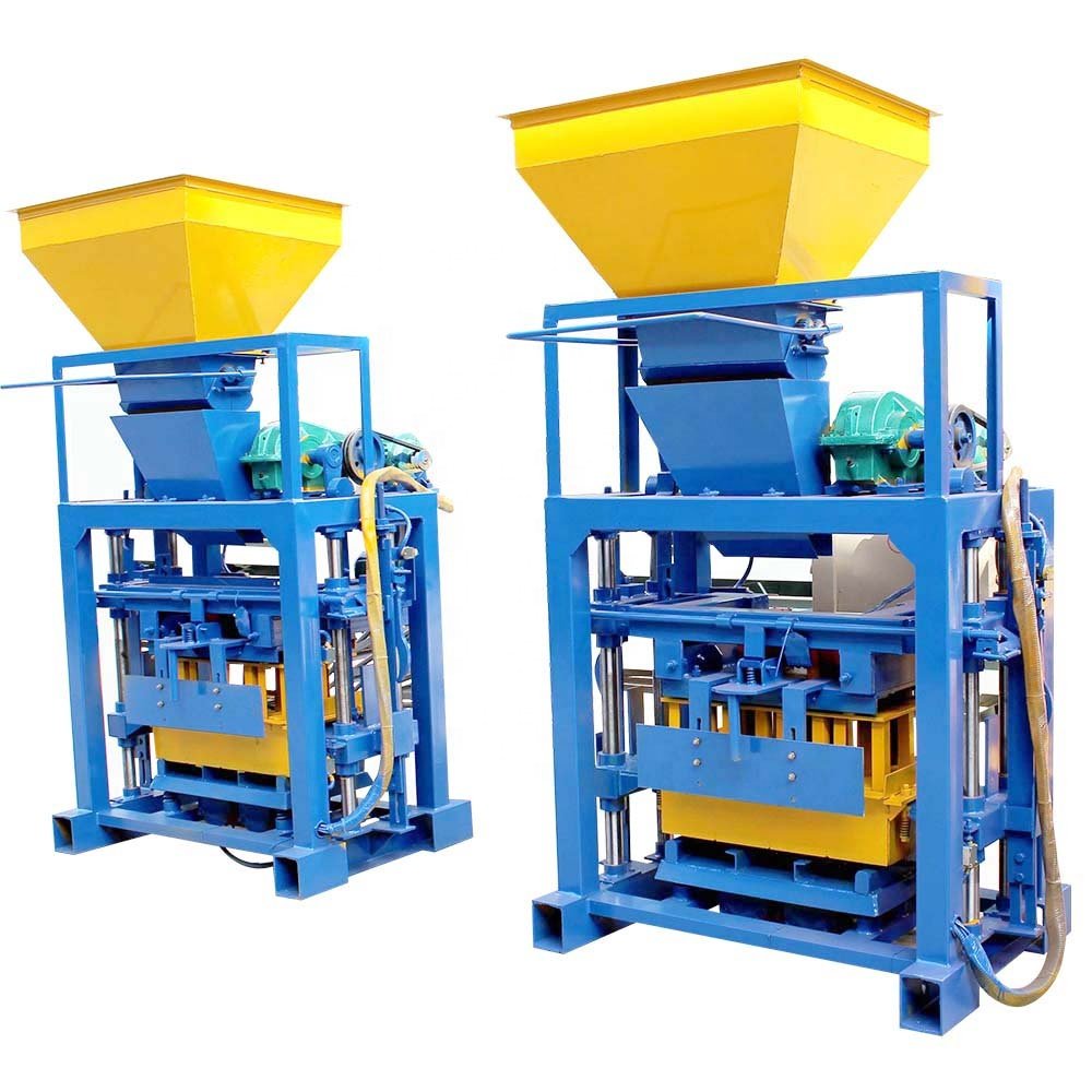 Low investment high efficiency QT40C-1 semi-automatic cement fly ash brick making machine for sale