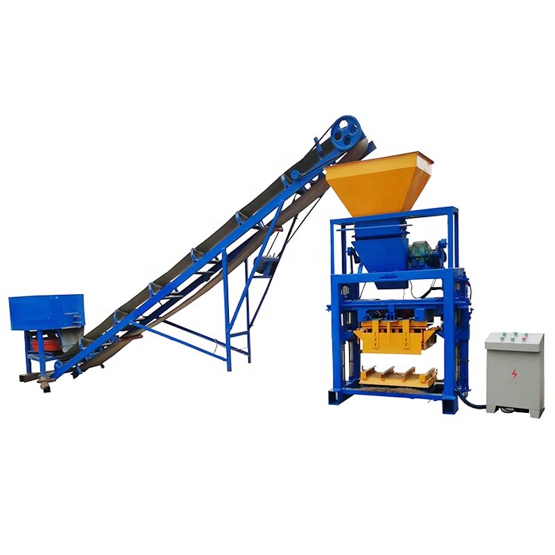 Low investment high efficiency QT40C-1 semi-automatic cement fly ash brick making machine for sale