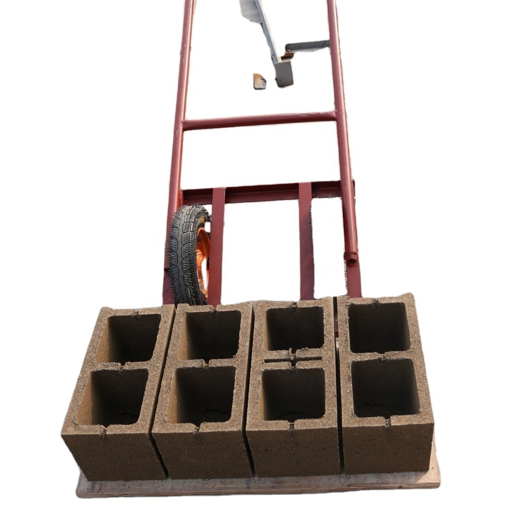 Qtj4-40 Semi Automatic Concrete Cement Machinery Make Hollow Solid Block Bricks Brick Making Machine For Sale