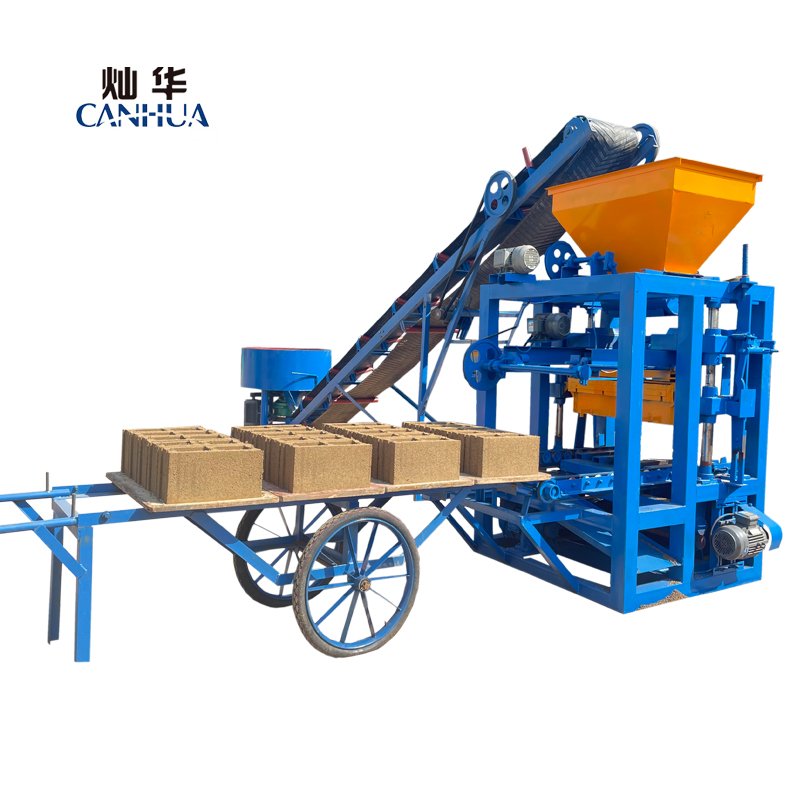 Africa's No.1 Seller! QT4-24 Unbeatable concrete cement block laying machine.