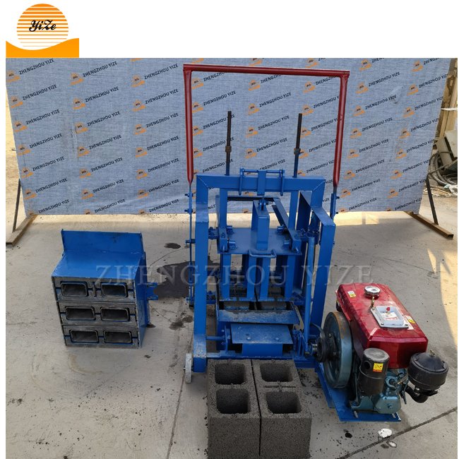 Automatic Tunisia concrete brick production machine auto compressed earth brick making machinery cement brick making machine