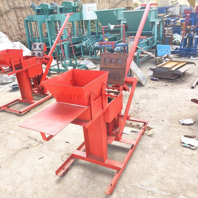 Interlocking Bricks Making Machine Manual Interlocking Brick Mold Making Machine