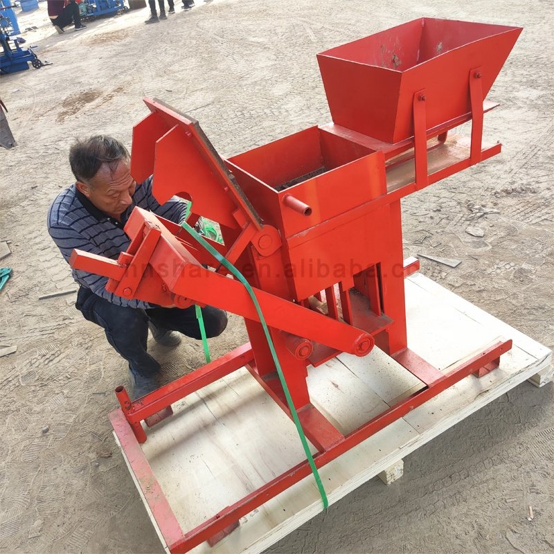 Interlocking Bricks Making Machine Manual Interlocking Brick Mold Making Machine