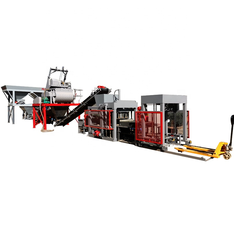 QT4-18 small businesses s brick machine making automatic Color paving brick making machine