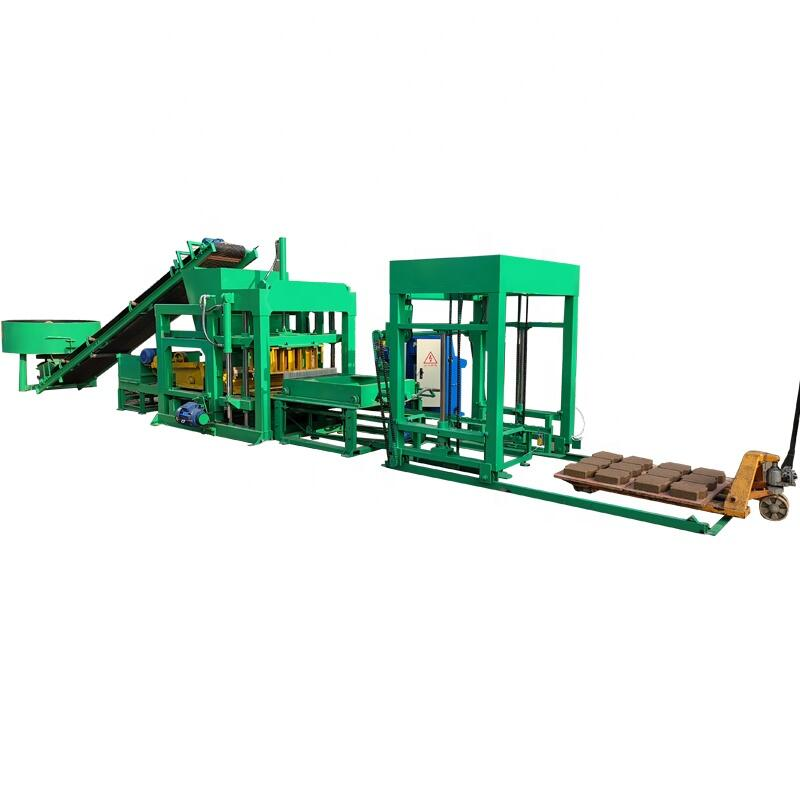 QT4-18 small businesses s brick machine making automatic Color paving brick making machine