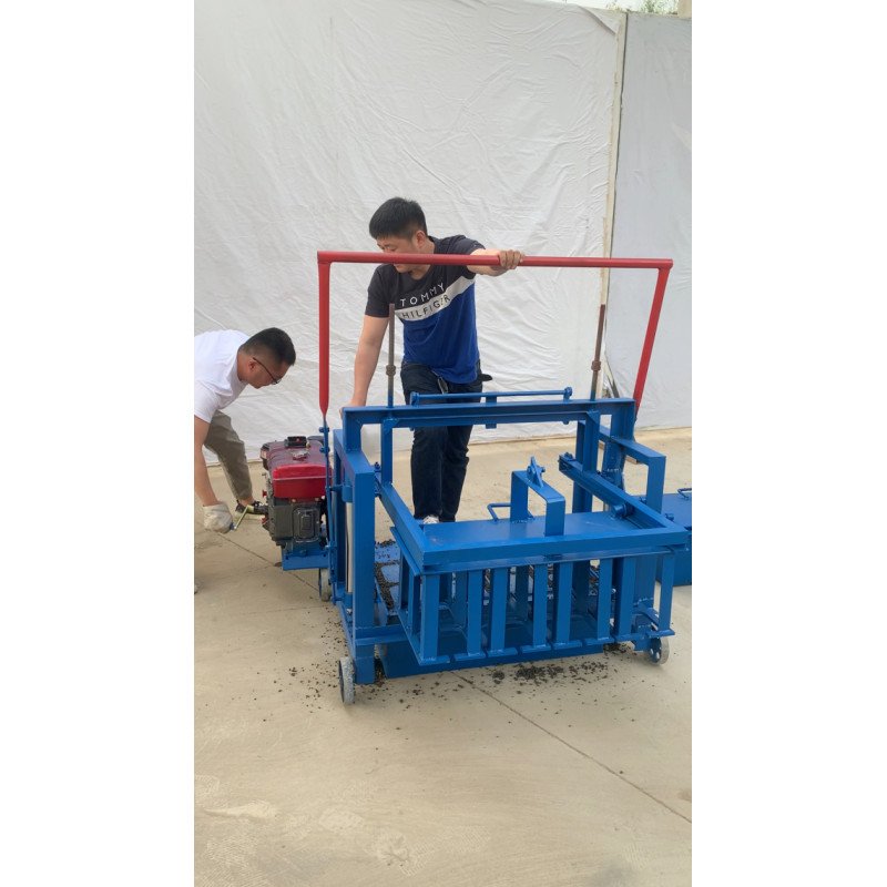 3-45ABrick making machinery Concrete Block making Machine Small Mobile brick Block Maker Machine