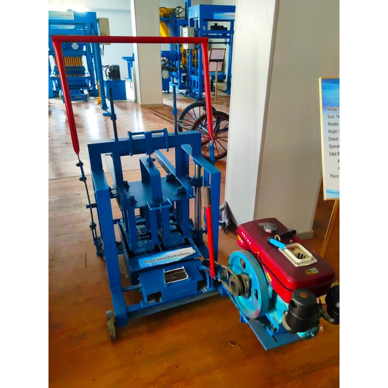3-45ABrick making machinery Concrete Block making Machine Small Mobile brick Block Maker Machine