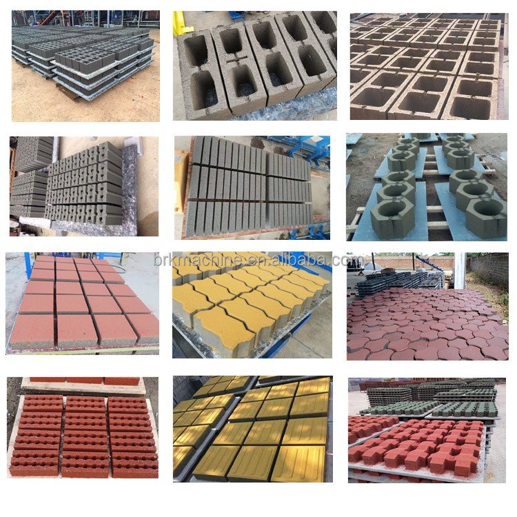 Operation video for QT4-18 fully automatic hydraulic concrete block making machine