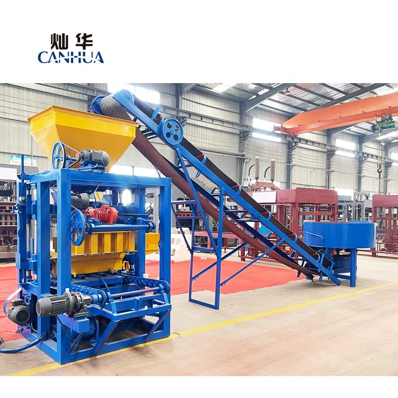 QT4-24 Semi-Automatic Brick Making Solution - Simple, Reliable, and a Labor-Saving Gem for Medium