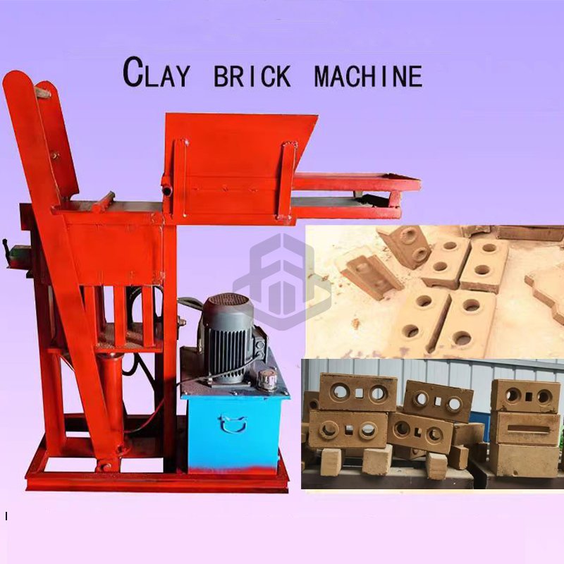 Hydraulic clay brick making machine manual interlock building brick mold brick molding types