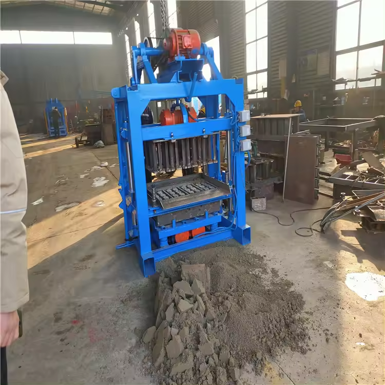 New Automatic Concrete Cement Hollow Block Making Machine Paving Brick Molding Machine Condition New