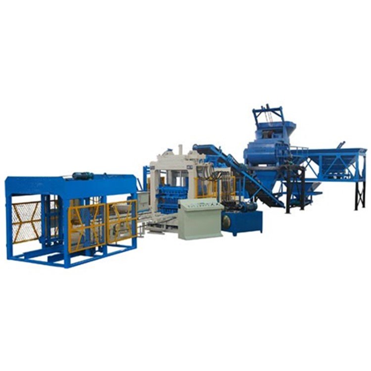 Lowest price QT8-15 interlocking cement block bricks making machine equipment for produce brick to build house