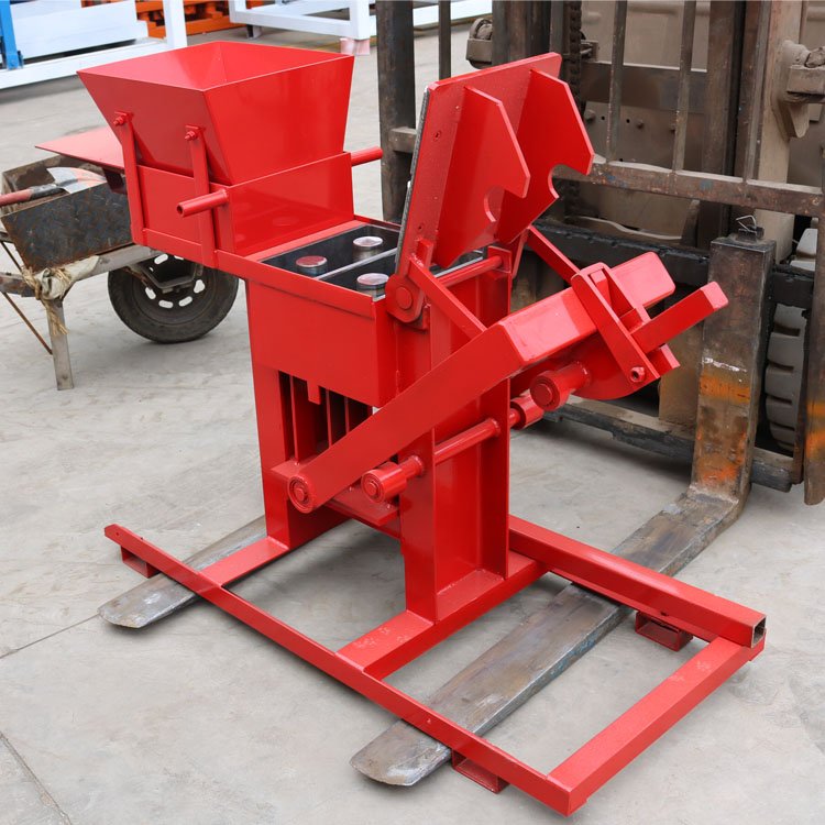 Manual Eco Compressed Solid Cement Earth Block Brick Machine