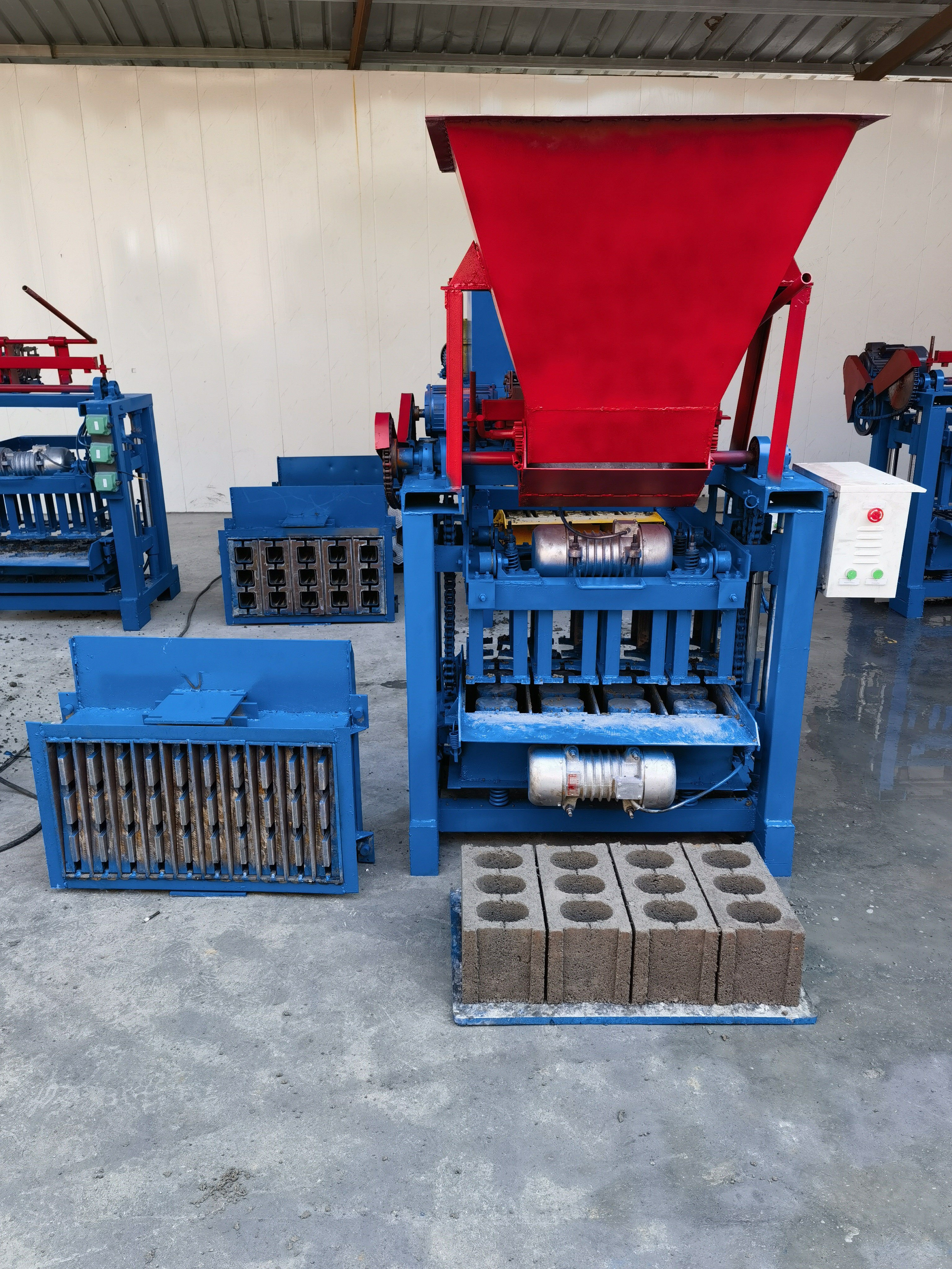 Concrete Paver Block Cement Brick Making Machine Price Automatic Hollow Sand Paving Laying Moulding