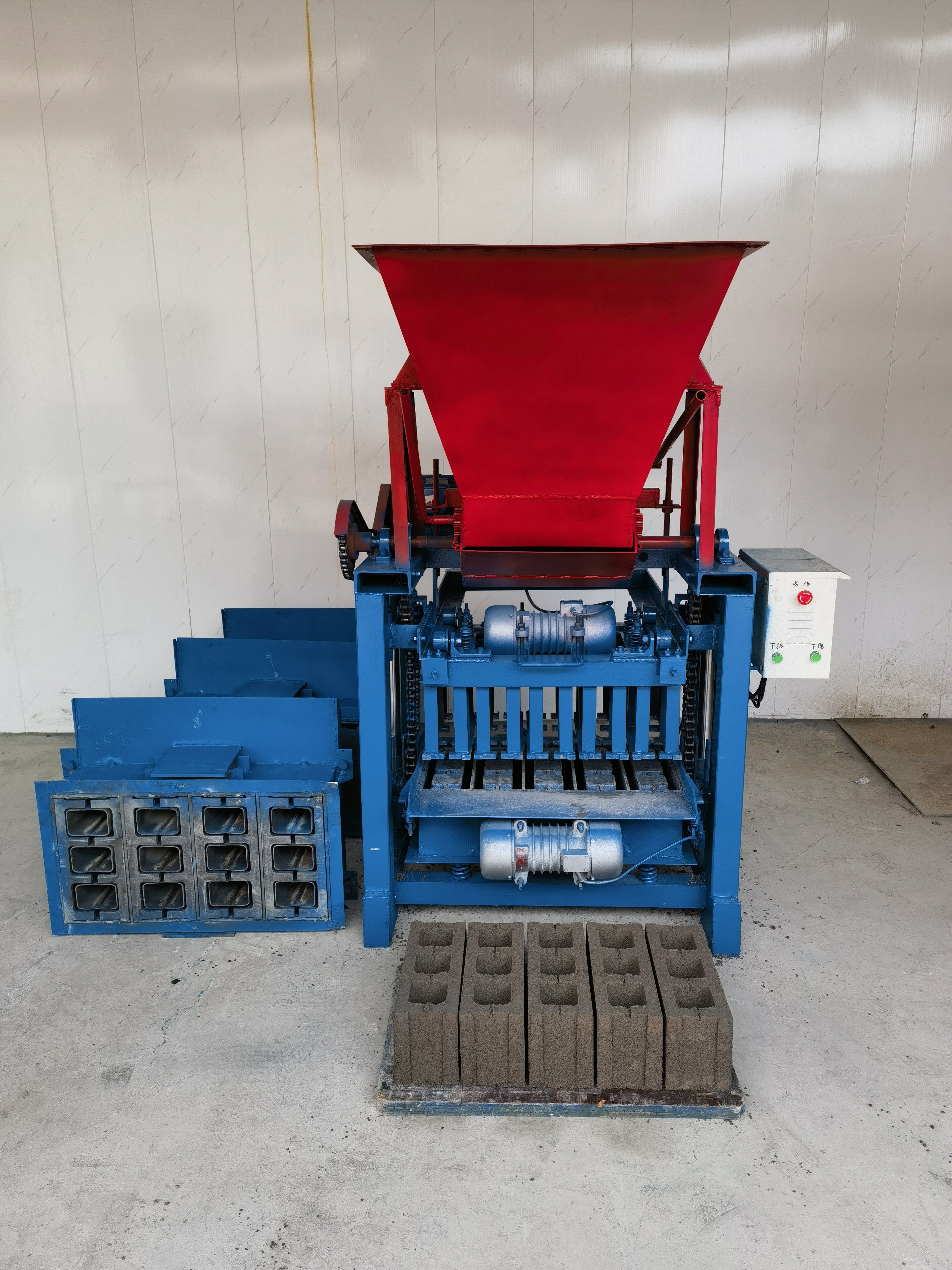 Concrete Paver Block Cement Brick Making Machine Price Automatic Hollow Sand Paving Laying Moulding