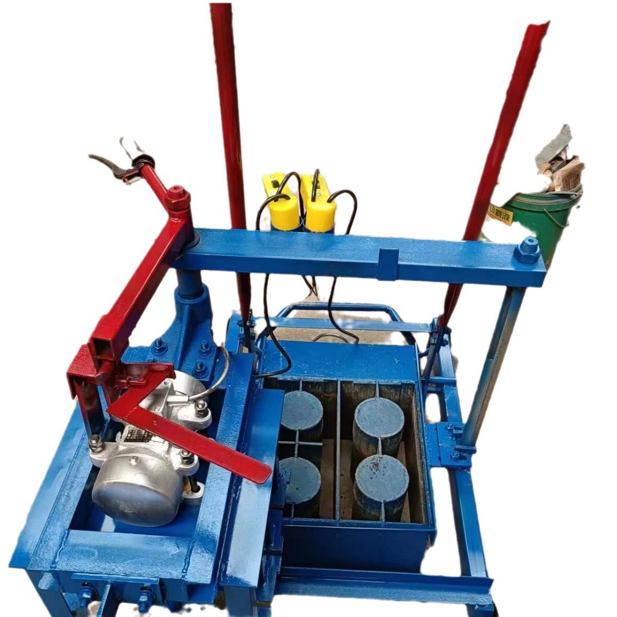TIEJIA Block Making Machine Semi Automatic Hollow Hallow Concrete Cement Brick Make Machinery