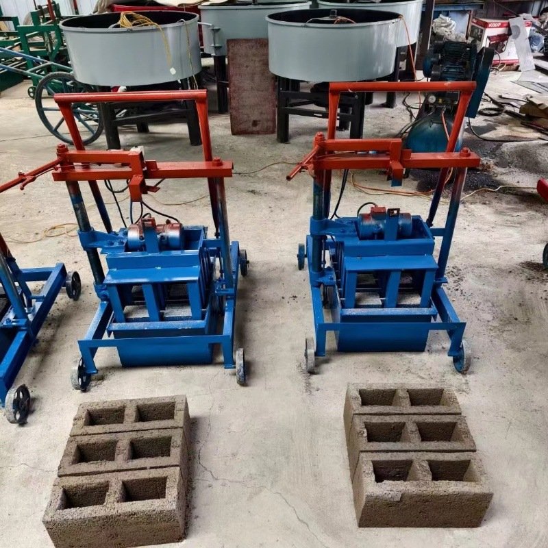 TIEJIA Block Making Machine Semi Automatic Hollow Hallow Concrete Cement Brick Make Machinery