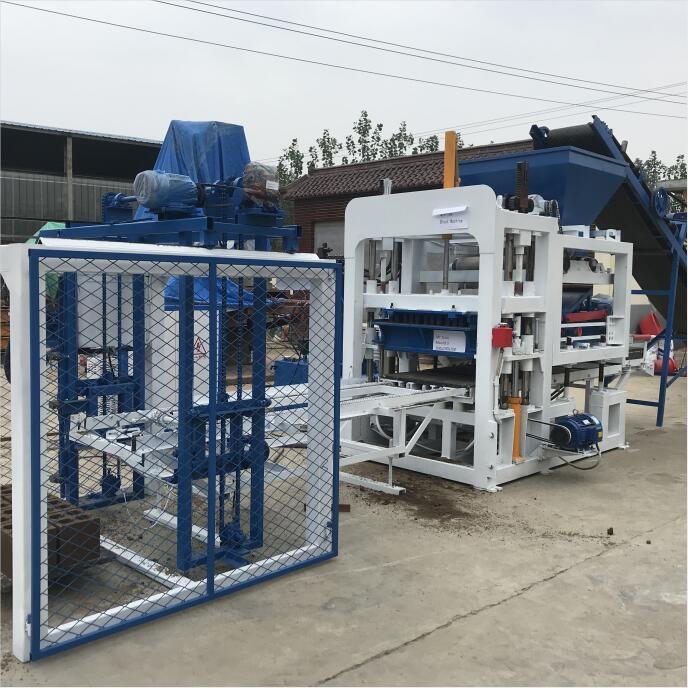 Maquina De Bloques De Cemento Concrete block machine De Brique Automatique Cement Hollow Brick Making Machinery