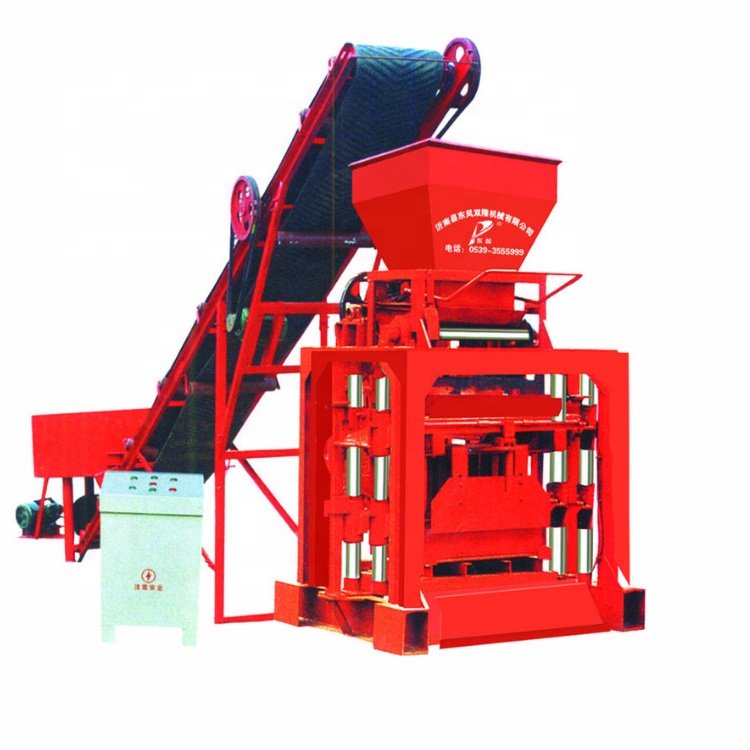 qt4-35 portable semi automatic cement block making machine in uganda