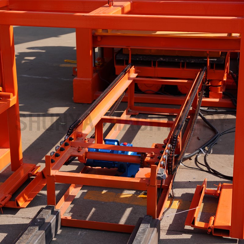 SHUNYA Production Line Hollow Brick Press Making Machine Fully Automatic QTJ4-25 Concrete Brick Making Machine