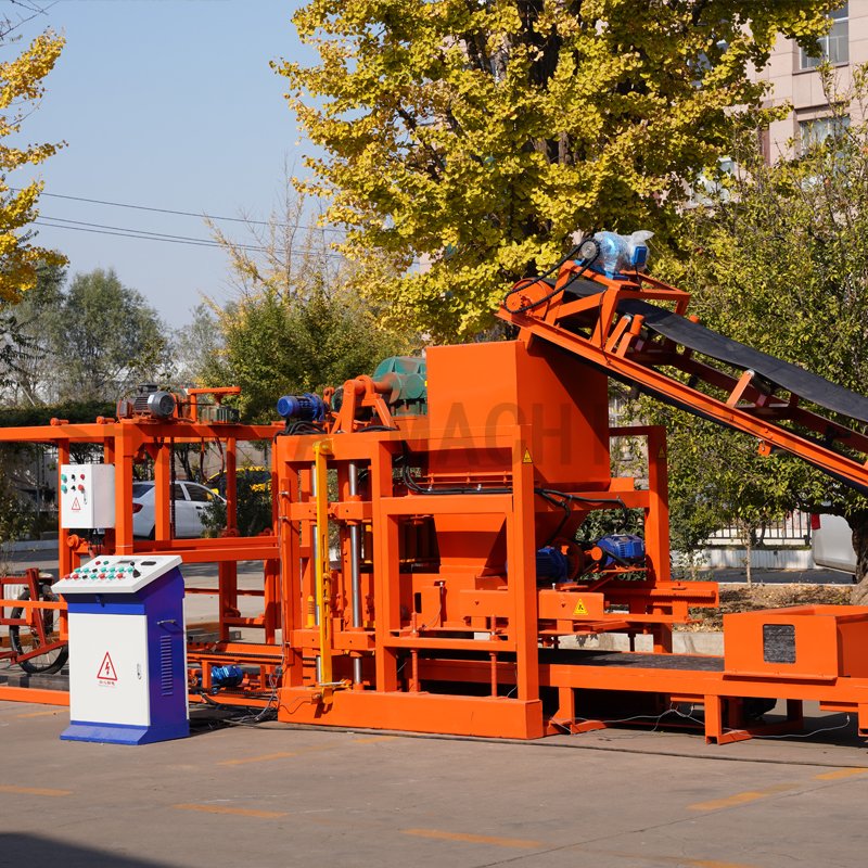 SHUNYA Production Line Hollow Brick Press Making Machine Fully Automatic QTJ4-25 Concrete Brick Making Machine