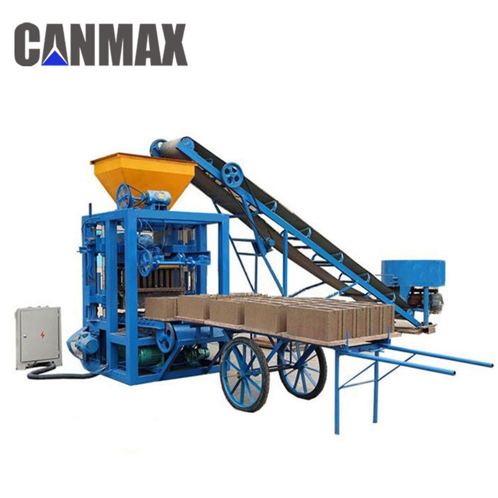 paver brick maker machine price QT4-26 automatic cement concrete hollow block brick making machinery