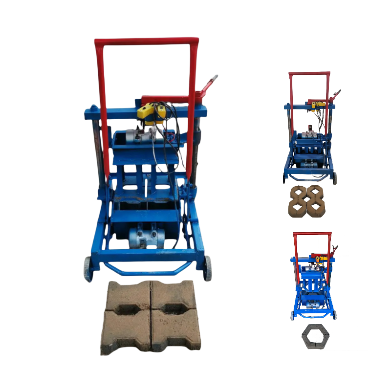 Low Investment YW2-45 hand press brick making machine hollow block making machine
