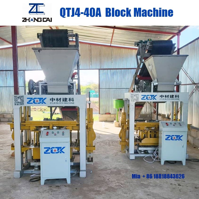 ZCJK QTJ4-40A Brick making machinery/small machinery for small business at home