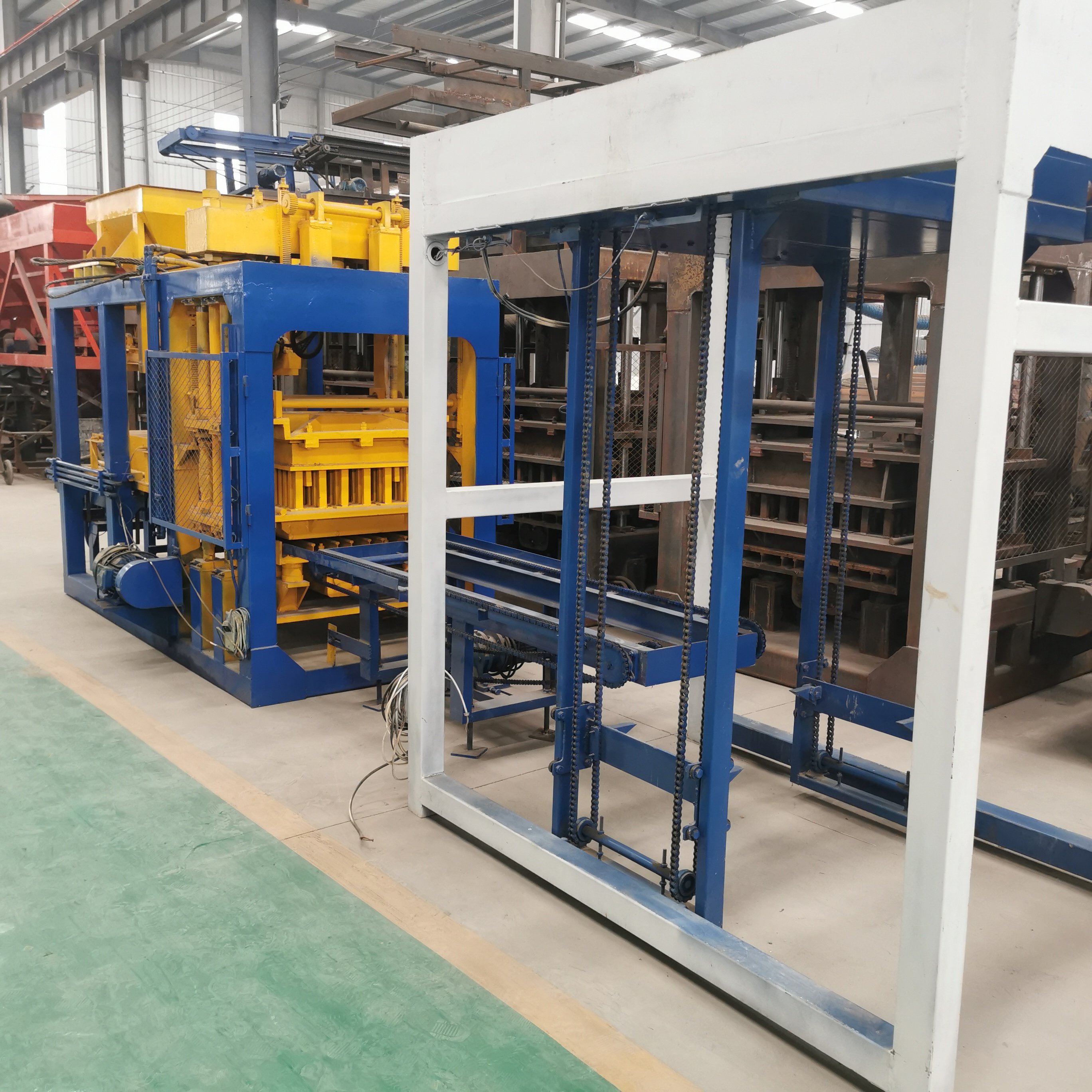 Best Price KX4-15 PLC Intelligent Control Full Automatic Concrete Block Brick Machine Complete Production Line Machinery