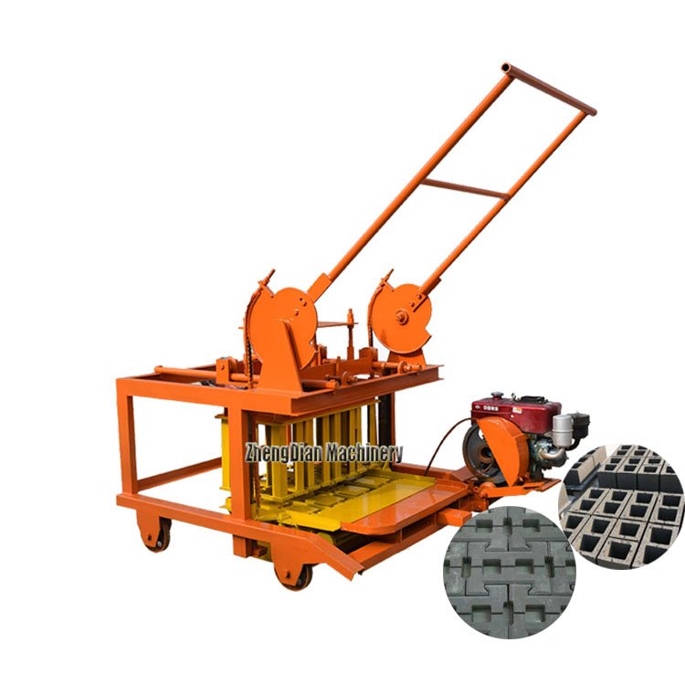 QMY4-45 Paver interlocking block brick making machine /Hollow block machine ethiopia /Brick machine spain