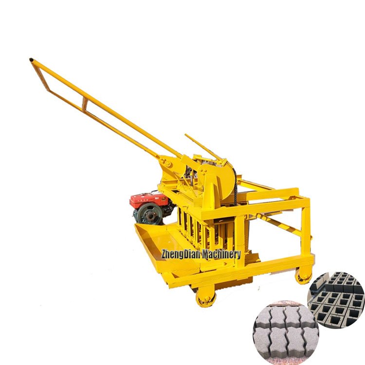 QMY4-45 Paver interlocking block brick making machine /Hollow block machine ethiopia /Brick machine spain