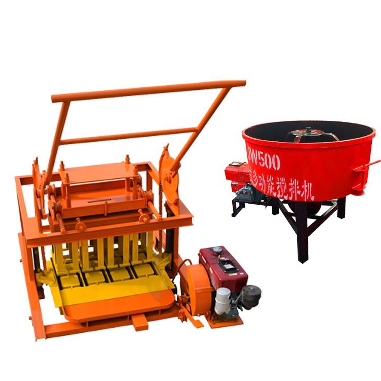 QMY4-45 Paver interlocking block brick making machine /Hollow block machine ethiopia /Brick machine spain