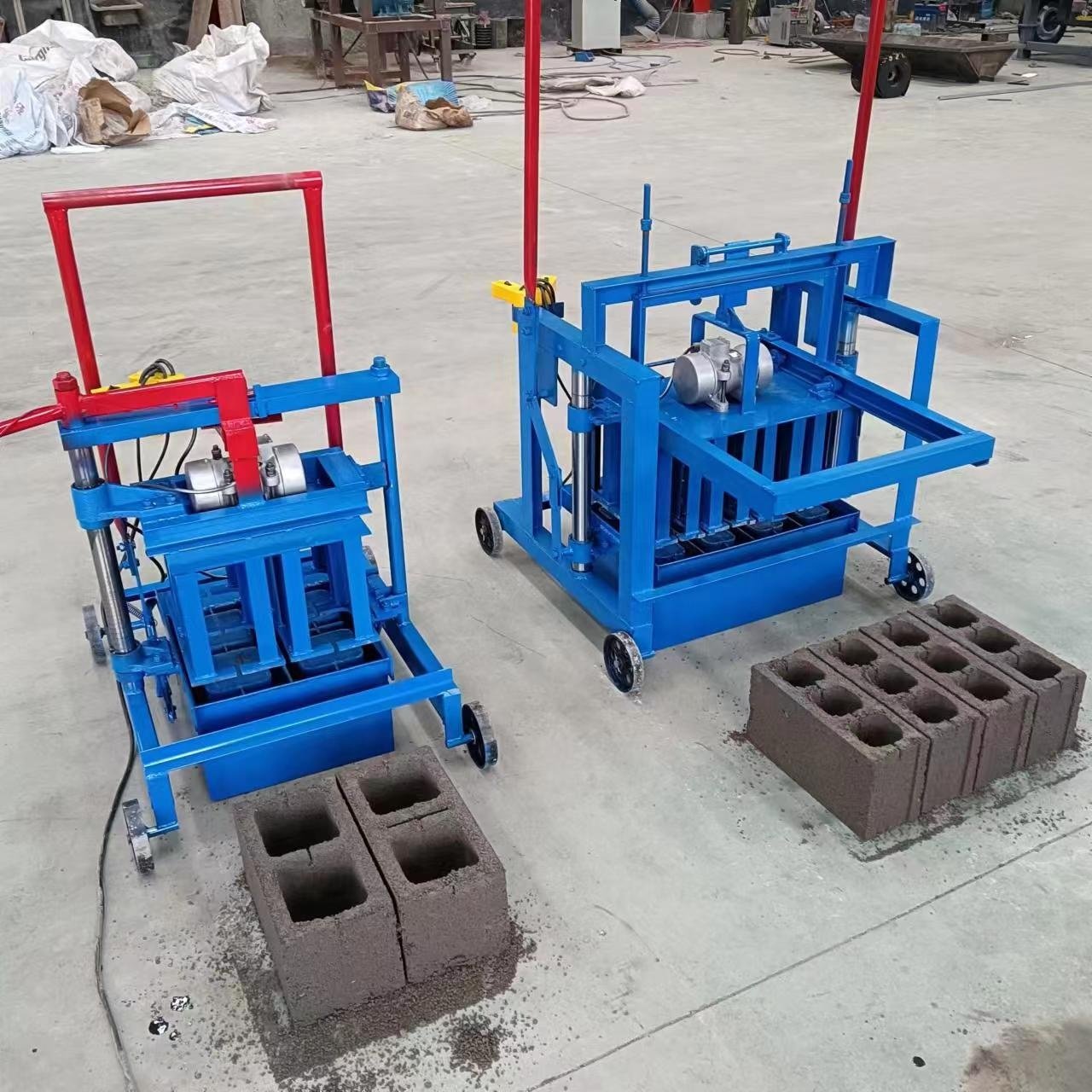 High Quality Two-block Brick Making Machine Small Manual Brick Press Red Brick Machine