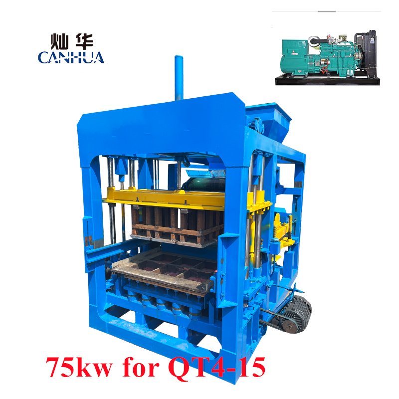QT4-15 Brick Making Machine - Colorful Interlocking Bricks via PLC Cabinet. Africa's No.1 Seller!