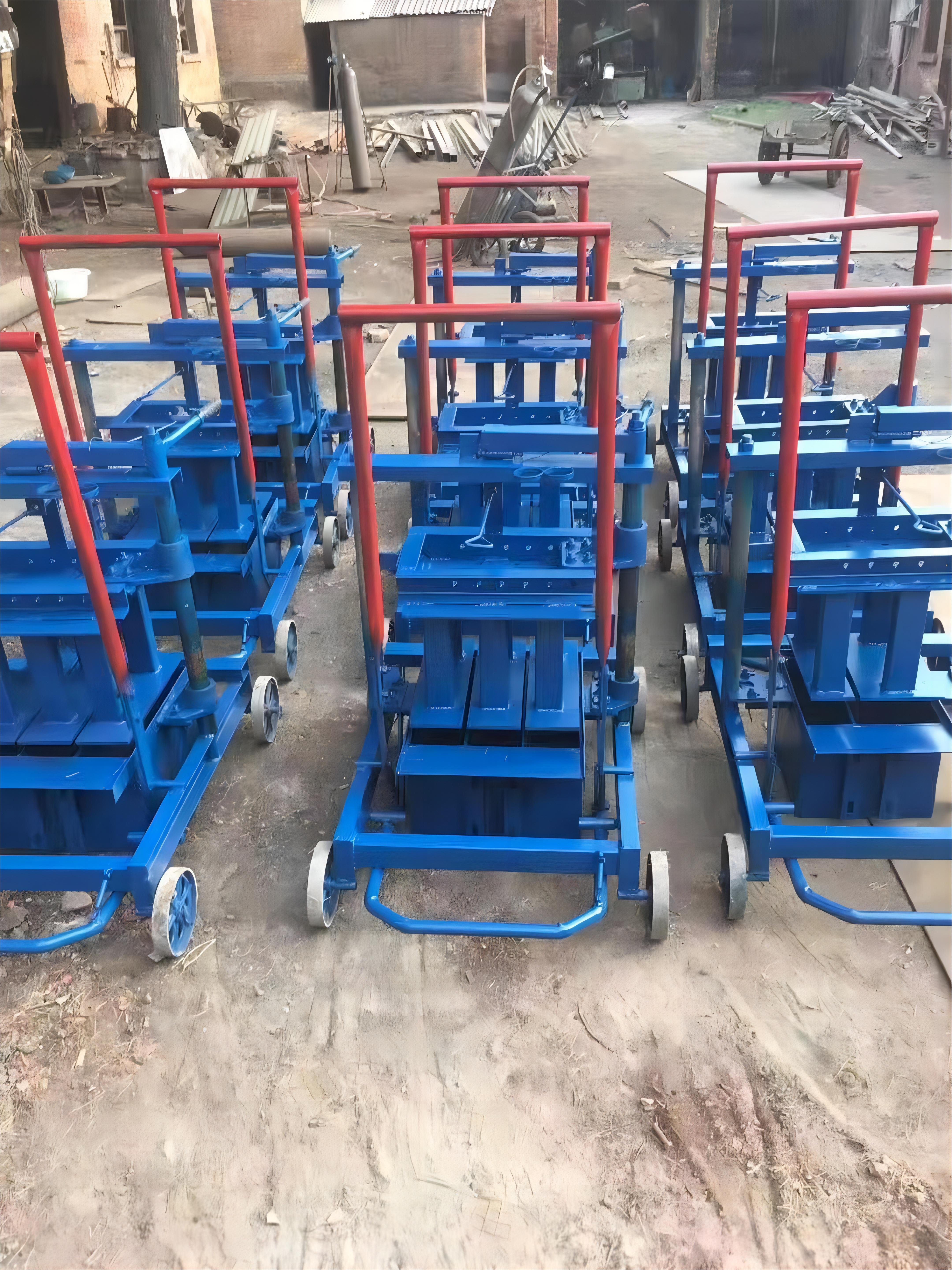 manual concrete cement block brick making machine price hollow concrete block brick maker machine for sale