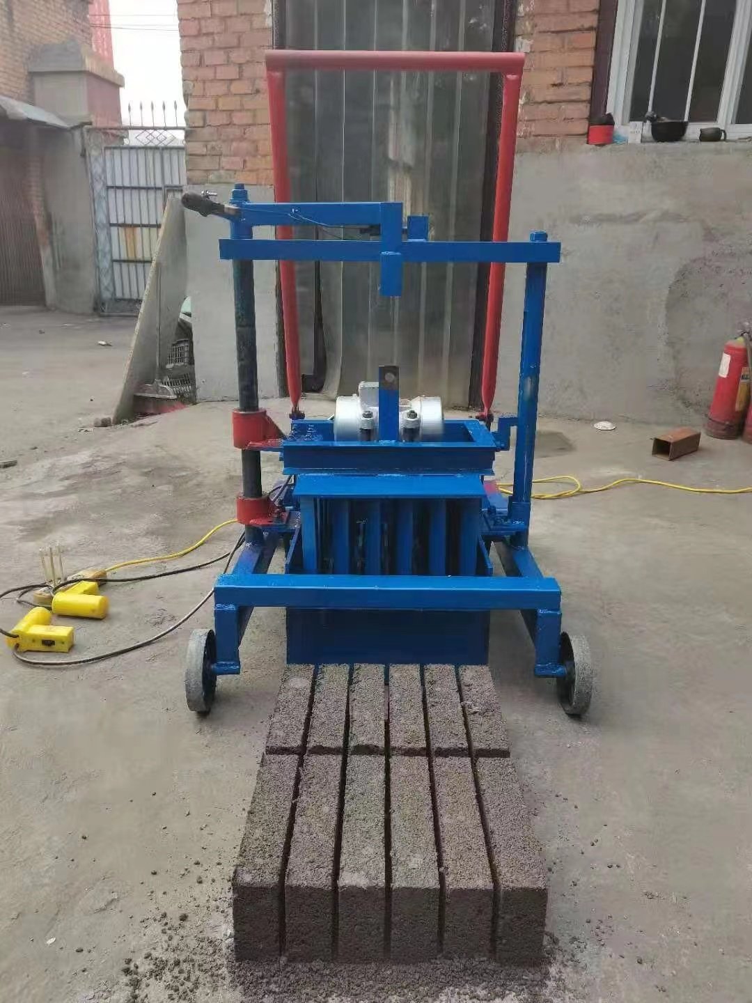 manual concrete cement block brick making machine price hollow concrete block brick maker machine for sale