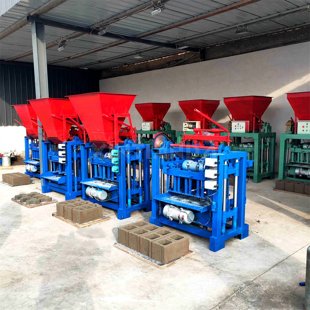 4-35B Brick Making Machine Semi-automatic Manual Cement Block Making Machine