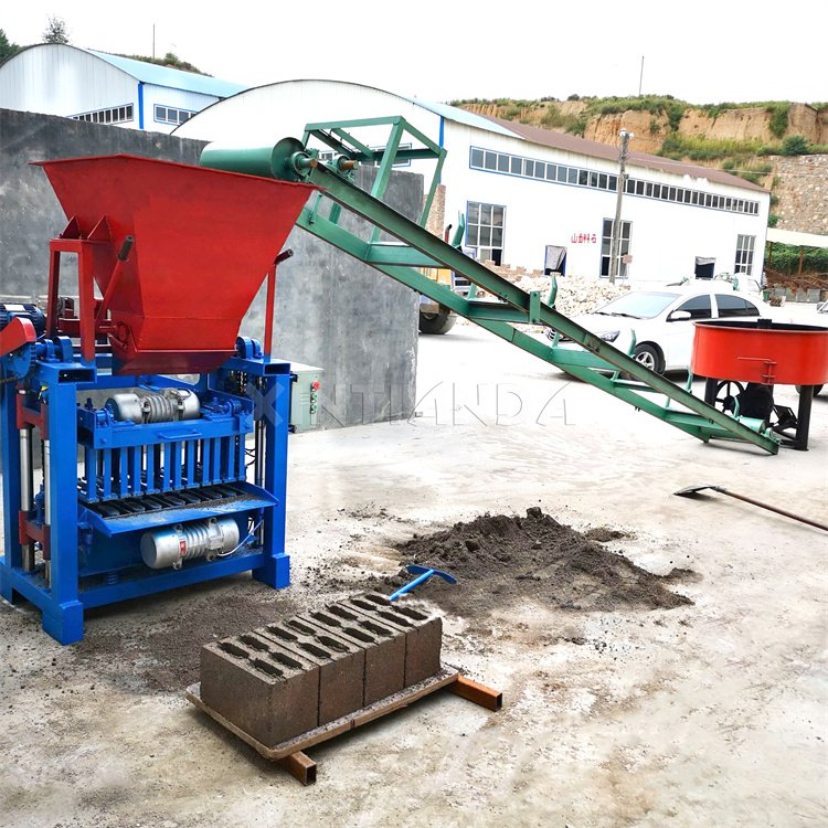 4-35B Brick Making Machine Semi-automatic Manual Cement Block Making Machine