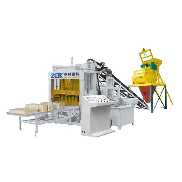 QTY4-15 Fully Automatic Hydraulic pressure vibration hollow paving solid block brick machine hollow block machinery