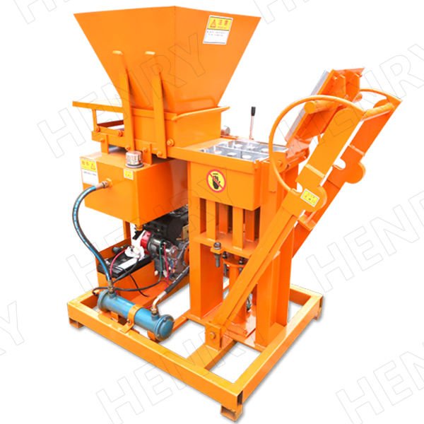 Hr2-25 Diesel Clay Interlocking Brick Machine And Mud Brick Making Machine soil interlocking brick block making machine