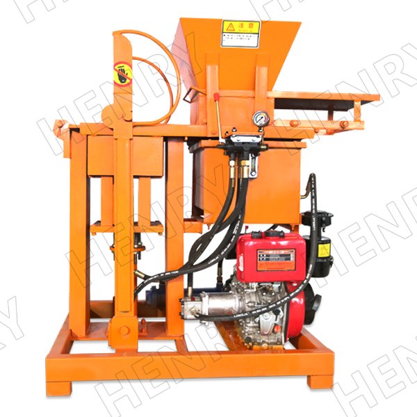 Hr2-25 Diesel Clay Interlocking Brick Machine And Mud Brick Making Machine soil interlocking brick block making machine