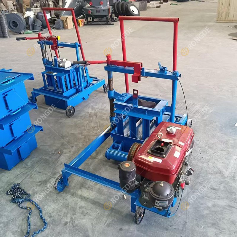 Diesel Concrete Hollow Block Making Machine Price Solid Brick Machine Cement Brick Making Machinery