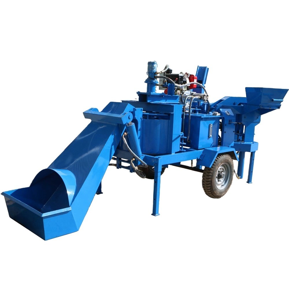 Popular M7M1 diesel engine mud fully automatic clay bricks making machine