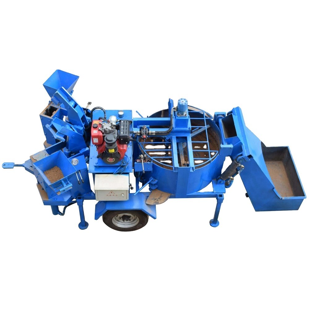 Popular M7M1 diesel engine mud fully automatic clay bricks making machine