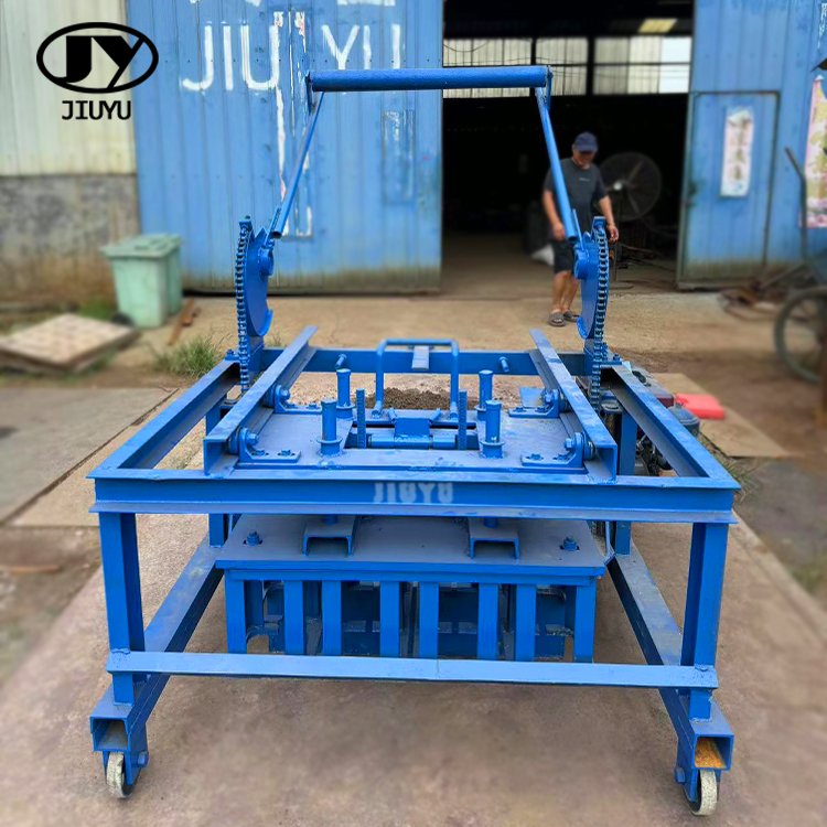 JIUYU Egg laying Hollow Block Machine Factory Convenient Diesel engine Mobile Block Making Machine