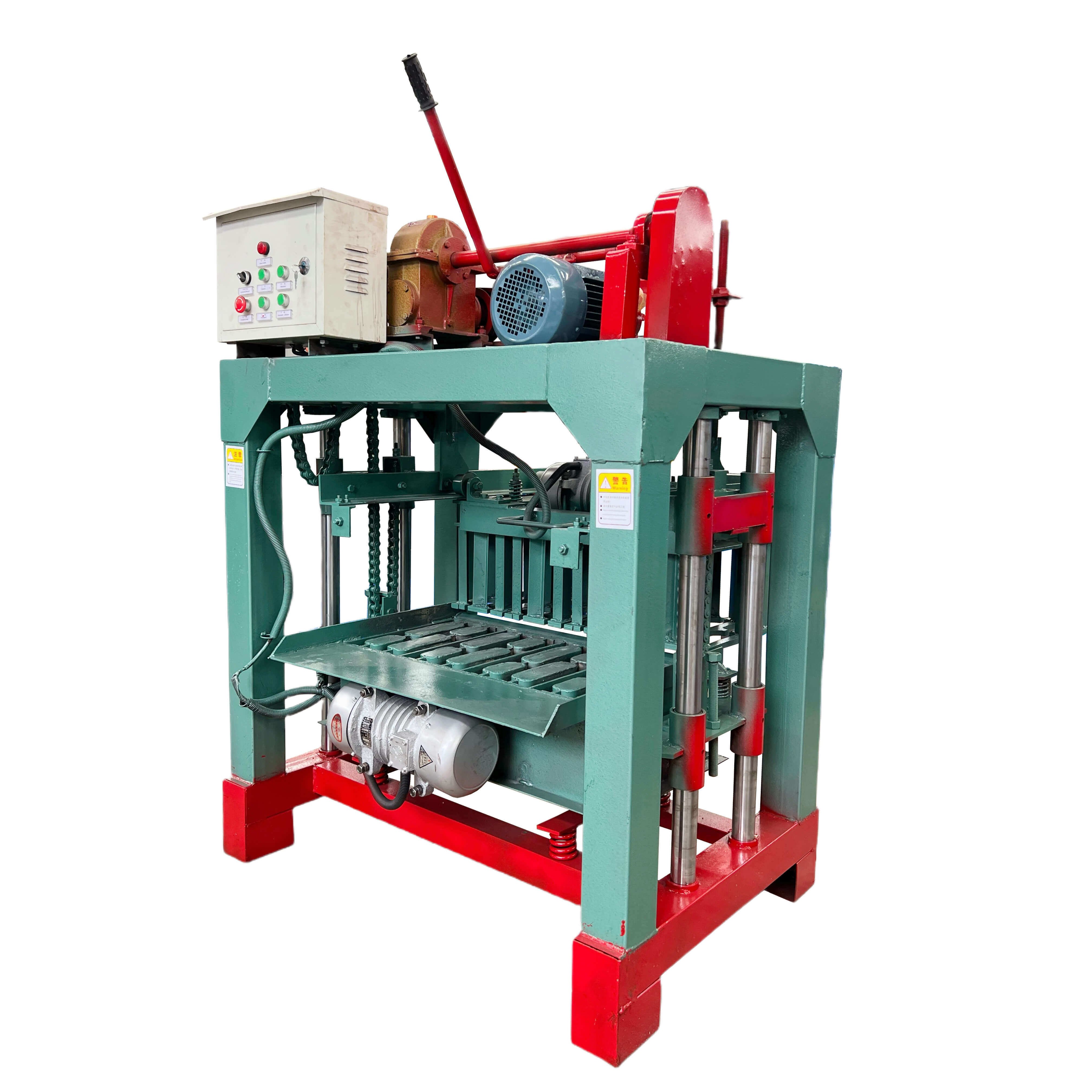 4-35B manual building brick making machinery concrete block machine