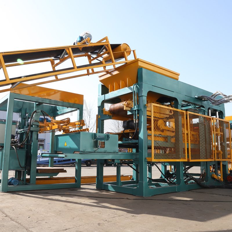 fly ash hollow full automatic brick making machine QT6-15 brick making machinery