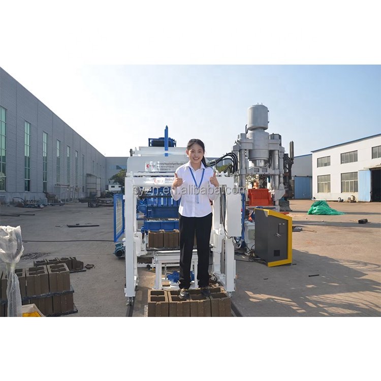 SHIYUE Factory's Automatic Special Brick Making Machinery Qt 4-18 Press Machine Brick Block Production PLC Manufacturer