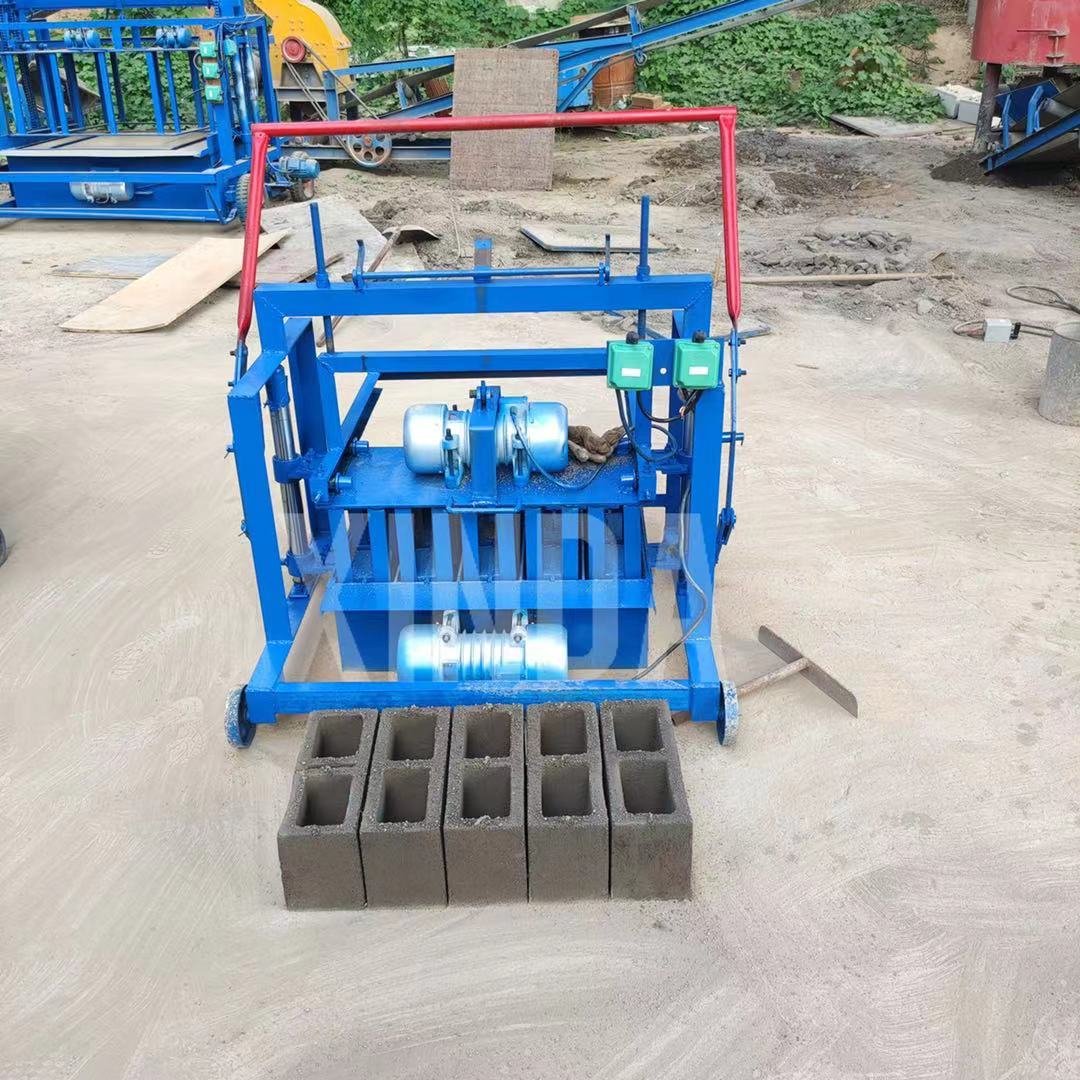 QMR4-45 Diesel Egg Laying Concrete Block Machine Price Interlocking Manual Brick Making Machinery