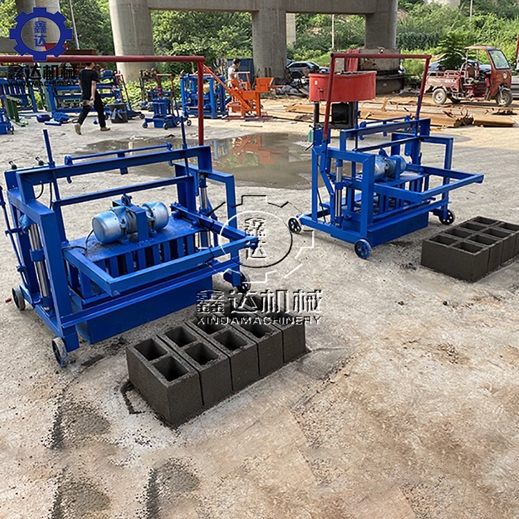 QMR4-45 Diesel Egg Laying Concrete Block Machine Price Interlocking Manual Brick Making Machinery
